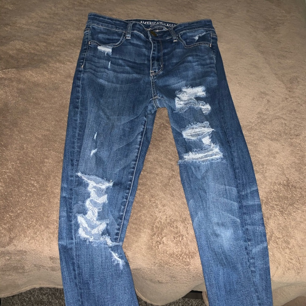 American Eagle high rise jeans